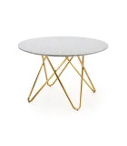 BONELLO TABLE, TOP - GRAY MARMUR, LEGS - GOLD order